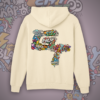 Good Times Cartoon Hoodie- Cream - Image 2