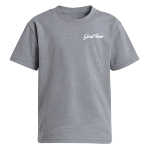Good Times Cartoon T-Shirt- Grey