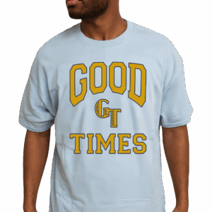 Good Times Varsity T-Shirt (Light Blue)